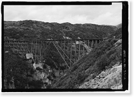 White Pass & Yukon Railroad, Cantilever Bridge, Skagway, Municipality of Skagway Borough, AK - 2, Antique Wall Art