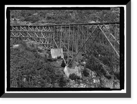 White Pass & Yukon Railroad, Cantilever Bridge, Skagway, Municipality of Skagway Borough, AK - 3, Vintage Wall Art