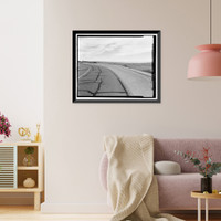 Petrified Forest National Park Roads & Bridges, Holbrook, Navajo County, AZ - 4, Antique Wall Art