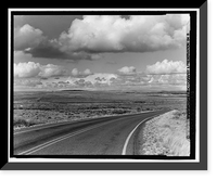Historic Framed Print, Petrified Forest National Park Roads & Bridges, Holbrook, Navajo County, AZ - 11,  17-7/8" x 21-7/8"