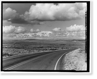 Historic Framed Print, Petrified Forest National Park Roads & Bridges, Holbrook, Navajo County, AZ - 11,  17-7/8" x 21-7/8"