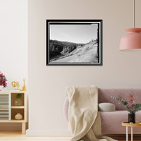 Historic Framed Print, Redwood National & State Parks Roads, California coast from Crescent City to Trinidad, Crescent City, Del Norte County, CA - 10,  17-7/8" x 21-7/8"