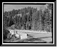 Historic Framed Print, Lassen Park Road, Mineral, Tehama County, CA - 6,  17-7/8" x 21-7/8"