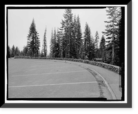 Historic Framed Print, Lassen Park Road, Mineral, Tehama County, CA - 9,  17-7/8" x 21-7/8"