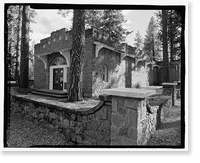 Historic Framed Print, Lassen Park Road, Mineral, Tehama County, CA - 23,  17-7/8" x 21-7/8"