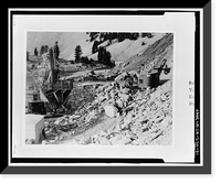 Historic Framed Print, Lassen Park Road, Mineral, Tehama County, CA - 31,  17-7/8" x 21-7/8"