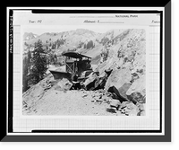 Historic Framed Print, Lassen Park Road, Mineral, Tehama County, CA - 34,  17-7/8" x 21-7/8"