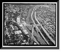 Historic Framed Print, Los Angeles River Bridges, Los Angeles, Los Angeles County, CA - 2,  17-7/8" x 21-7/8"