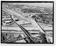 Los Angeles River Bridges, Los Angeles, Los Angeles County, CA - 15 Classic, Historic Print