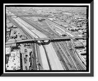 Los Angeles River Bridges, Los Angeles, Los Angeles County, CA - 23, Vintage Print