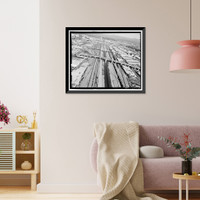 Historic Framed Print, Los Angeles River Bridges, Los Angeles, Los Angeles County, CA - 28,  17-7/8" x 21-7/8"