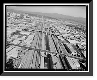 Historic Framed Print, Los Angeles River Bridges, Los Angeles, Los Angeles County, CA - 31,  17-7/8" x 21-7/8"