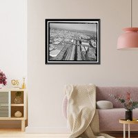 Los Angeles River Bridges, Los Angeles, Los Angeles County, CA - 32, Antique Print
