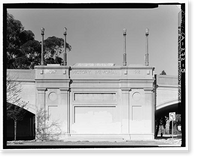 Glendale-Hyperion Viaduct, Spanning Golden State Freeway (Interstate 5) and Los Angeles River, Los Angeles, Los Angeles County, CA - 5, Historic Reproduction