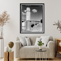 Glendale-Hyperion Viaduct, Spanning Golden State Freeway (Interstate 5) and Los Angeles River, Los Angeles, Los Angeles County, CA - 7, Antique Poster