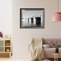 Glendale-Hyperion Viaduct, Spanning Golden State Freeway (Interstate 5) and Los Angeles River, Los Angeles, Los Angeles County, CA - 10, Antique Wall Art