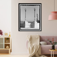 Glendale-Hyperion Viaduct, Spanning Golden State Freeway (Interstate 5) and Los Angeles River, Los Angeles, Los Angeles County, CA - 15, Vintage Poster
