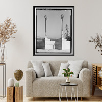 Glendale-Hyperion Viaduct, Spanning Golden State Freeway (Interstate 5) and Los Angeles River, Los Angeles, Los Angeles County, CA - 15, Vintage Poster