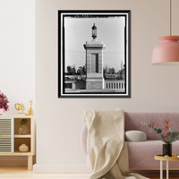 Fletcher Drive Bridge, Spanning Los Angeles River, Los Angeles, Los Angeles County, CA, Antique Poster