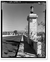 Historic Framed Print, Fletcher Drive Bridge, Spanning Los Angeles River, Los Angeles, Los Angeles County, CA - 4,  17-7/8" x 21-7/8"