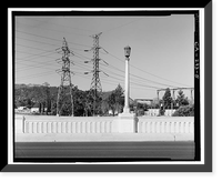 Historic Framed Print, Fletcher Drive Bridge, Spanning Los Angeles River, Los Angeles, Los Angeles County, CA - 5,  17-7/8" x 21-7/8"