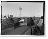 North Main Street Bridge, Los Angeles, Los Angeles County, CA - 4, Vintage Print