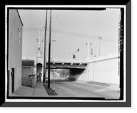 Historic Framed Print, Fourth Street Bridge, Spanning Lorena Avenue, Los Angeles, Los Angeles County, CA - 2,  17-7/8" x 21-7/8"