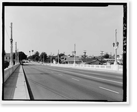 Historic Framed Print, Fourth Street Bridge, Spanning Lorena Avenue, Los Angeles, Los Angeles County, CA - 5,  17-7/8" x 21-7/8"