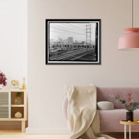 Fourth Street Viaduct, Spanning Los Angeles River, Los Angeles, Los Angeles County, CA, Vintage Poster