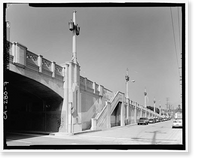 Fourth Street Viaduct, Spanning Los Angeles River, Los Angeles, Los Angeles County, CA - 7, Historic Reproduction