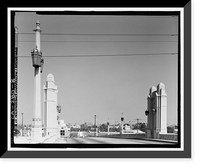 Fourth Street Viaduct, Spanning Los Angeles River, Los Angeles, Los Angeles County, CA - 8, Vintage Wall Art