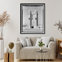 Fourth Street Viaduct, Spanning Los Angeles River, Los Angeles, Los Angeles County, CA - 9, Vintage Poster