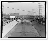 Historic Framed Print, Seventh Street Viaduct, Los Angeles, Los Angeles County, CA - 6,  17-7/8" x 21-7/8"