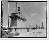 Washington Boulevard Bridge, Los Angeles, Los Angeles County, CA - 4, Historic Reproduction