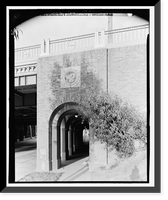 Historic Framed Print, Sunset Boulevard Bridge, Spanning Silver Lake Boulevard, Los Angeles, Los Angeles County, CA - 2,  17-7/8" x 21-7/8"