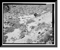 Historic Framed Print, Skidoo Mine, Park Route 38 (Skidoo Road), Death Valley Junction, Inyo County, CA - 3,  17-7/8" x 21-7/8"