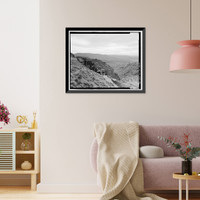 Historic Framed Print, Skidoo Mine, Park Route 38 (Skidoo Road), Death Valley Junction, Inyo County, CA - 7,  17-7/8" x 21-7/8"