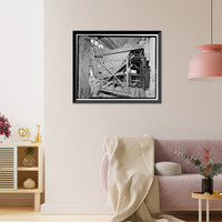 Historic Framed Print, Skidoo Mine, Park Route 38 (Skidoo Road), Death Valley Junction, Inyo County, CA - 19,  17-7/8" x 21-7/8"