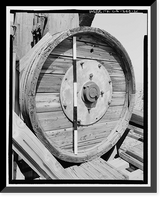 Historic Framed Print, Skidoo Mine, Park Route 38 (Skidoo Road), Death Valley Junction, Inyo County, CA - 21,  17-7/8" x 21-7/8"