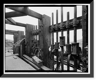 Historic Framed Print, Skidoo Mine, Park Route 38 (Skidoo Road), Death Valley Junction, Inyo County, CA - 22,  17-7/8" x 21-7/8"