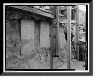 Historic Framed Print, Skidoo Mine, Park Route 38 (Skidoo Road), Death Valley Junction, Inyo County, CA - 33,  17-7/8" x 21-7/8"