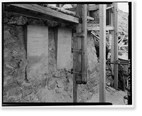 Historic Framed Print, Skidoo Mine, Park Route 38 (Skidoo Road), Death Valley Junction, Inyo County, CA - 33,  17-7/8" x 21-7/8"