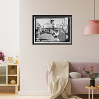 Historic Framed Print, U.S. Coast Guard Cutter PLANETREE, San Francisco, San Francisco County, CA - 7,  17-7/8" x 21-7/8"