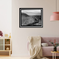 Historic Framed Print, Los Angeles Aqueduct, From Lee Vining Intake (Mammoth Lakes) to Van Norman Reservoir Complex (San Fernando Valley), Los Angeles, Los Angeles County, CA - 2,  17-7/8" x 21-7/8"