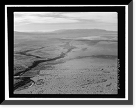 Historic Framed Print, Los Angeles Aqueduct, From Lee Vining Intake (Mammoth Lakes) to Van Norman Reservoir Complex (San Fernando Valley), Los Angeles, Los Angeles County, CA - 18,  17-7/8" x 21-7/8"