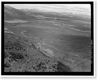 Historic Framed Print, Los Angeles Aqueduct, From Lee Vining Intake (Mammoth Lakes) to Van Norman Reservoir Complex (San Fernando Valley), Los Angeles, Los Angeles County, CA - 27,  17-7/8" x 21-7/8"
