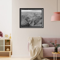 Historic Framed Print, Los Angeles Aqueduct, From Lee Vining Intake (Mammoth Lakes) to Van Norman Reservoir Complex (San Fernando Valley), Los Angeles, Los Angeles County, CA - 34,  17-7/8" x 21-7/8"