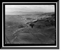 Historic Framed Print, Los Angeles Aqueduct, From Lee Vining Intake (Mammoth Lakes) to Van Norman Reservoir Complex (San Fernando Valley), Los Angeles, Los Angeles County, CA - 56,  17-7/8" x 21-7/8"