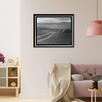 Historic Framed Print, Los Angeles Aqueduct, From Lee Vining Intake (Mammoth Lakes) to Van Norman Reservoir Complex (San Fernando Valley), Los Angeles, Los Angeles County, CA - 79,  17-7/8" x 21-7/8"
