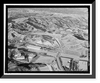 Historic Framed Print, Los Angeles Aqueduct, From Lee Vining Intake (Mammoth Lakes) to Van Norman Reservoir Complex (San Fernando Valley), Los Angeles, Los Angeles County, CA - 101,  17-7/8" x 21-7/8"